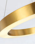 LAMPA WISZĄCA LED LHJ051-CP1 C ZŁOTA SZCZOTKOWANA 4