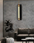 LAMPA SUFITOWA WISZĄCA Czarna APP1676-CP Long 4