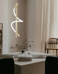 LAMPA WISZĄCA LED G015-CP JASNE ZŁOTO 4