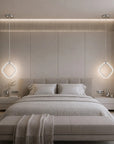 Lampa Sufitowa Wisząca LED LHJ127-W Chrom 4