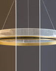 Lampa Wisząca LED APP1190-CP Złota 60cm 4