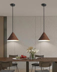 LAMPA SUFITOWA WISZĄCA APP1443-1CP DARK WOOD 4