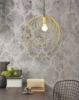 LAMPA SUFITOWA GEOMETRYCZNA APP428-1CP Złota 4