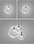 Lampa Sufitowa Wisząca Szklana Lassi 20 Cm APP306-1CP Czarna 4
