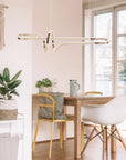 LAMPA WISZĄCA LED G039-CP Złota 4
