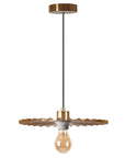 LAMPA SUFITOWA WISZĄCA APP1354 Stare Złoto 30 Cm 4