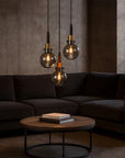 Lampa Wisząca APP1125-3CP Black Gold 4