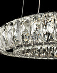 Kryształowa Lampa Sufitowa LED APP1040-CP + Pilot 4