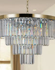 LAMPA SUFITOWA KRYSZTAŁOWA WISZĄCA APP1533-6CP4 ZŁOTA 4