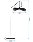 Lampa Stojąca Podłogowa APP1834-1F 4