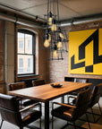 LAMPA SUFITOWA WISZĄCA APP221-7CP 4