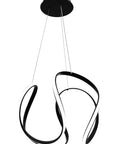 Lampa Sufitowa Wisząca Nowoczesna LED + PILOT APP387-CP CZARNA