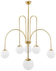 Lampa Sufitowa Wisząca Złota APP1584-6CP 1