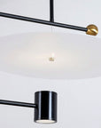Lampa Sufitowa LED APP589-1CP Czarna