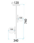 Lampa Sufitowa Wisząca Gold APP1666-2CP 5