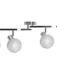 Lampa Sufitowa Wisząca Metalowa APP673-4C CHROM