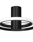 Lampa sufitowa plafon kryształowa APP1401-CW Czarna