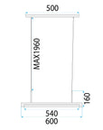 Lampa Led Wisząca Drewno App1530-cp 6