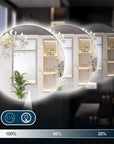 Lustro ścienne led 70cm hzj070