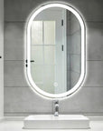 Lustro ścienne led ddj 80x60cm