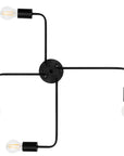 Lampa sufitowa/ścienna pająk Agaro 4