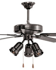 Żyrandol z wentylatorem Lampa 392190 wiatrak