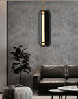 Lampa Sufitowa Wisząca Czarna App1676-cp Long 4