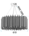 Lampa Sufitowa Złota APP1560-12CP 7