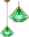 Lampa Sufitowa Wisząca Szklana APP453-1CP