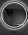 Lustro Ścienne Led 80cm Mmj Stal Szczotkowana 9