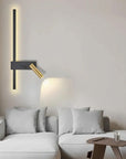 Lampa Ścienna Kinkiet App1439-w Prawy Black Gold 5