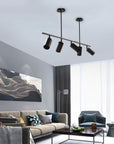 Lampa Wisząca Nowoczesna Metal Loft App611-5c Czarna