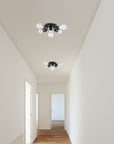 Lampa Sufitowa Reflektor Metalowa APP705-5c Czarna