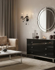 KINKIET ŚCIENNY EBT018-2W Czarny 5