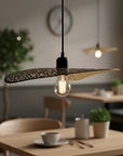LAMPA SUFITOWA WISZĄCA APP1468-1CP Czarna/stare Złoto 5