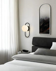 LAMPA ŚCIENNA KINKIET APP1755-1W BLACK WHITE 5