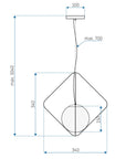Lampa Wisząca APP1017-1CP 5