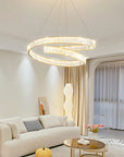 LAMPA SUFITOWA WISZĄCA LED APP1767-CP ZŁOTA 5