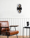 LAMPA ŚCIENNA KINKIET APP1162-2W Czarny 5