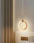 LAMPA SUFITOWA WISZĄCA LED LHJ101-1CP ZŁOTA 5