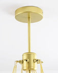 LAMPA SUFITOWA WISZĄCA APP1688-12CP Złota 5