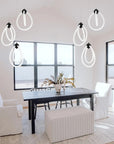 LAMPA WISZĄCA LED G022-3CPR CZARNA 5