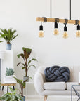 LAMPA SUFITOWA WISZĄCA BOHO LINE APP974-4CP 5
