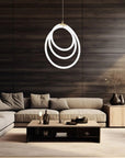 LAMPA WISZĄCA LED G016-CP ZŁOTA 5