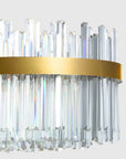 Lampa Sufitowa Kryształowa APP1513-CP80 Złota 5