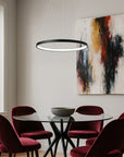 LAMPA SUFITOWA WISZĄCA LHJ011-CP 40cm Czarna 5