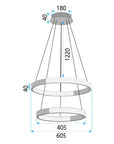 LAMPA SUFITOWA WISZĄCA KRYSZTAŁOWA LED LHJ044-CP2 ZŁOTA 5
