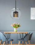 Lampa Wisząca Szklana Loft APP559-1CP 30cm Czarna 5
