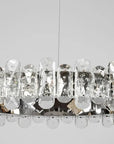 Kryształowa Lampa Sufitowa LED APP1041-CP + Pilot 5