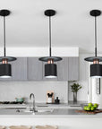 Lampa Wisząca APP1145-1CP Czarna Różowe Złoto 5